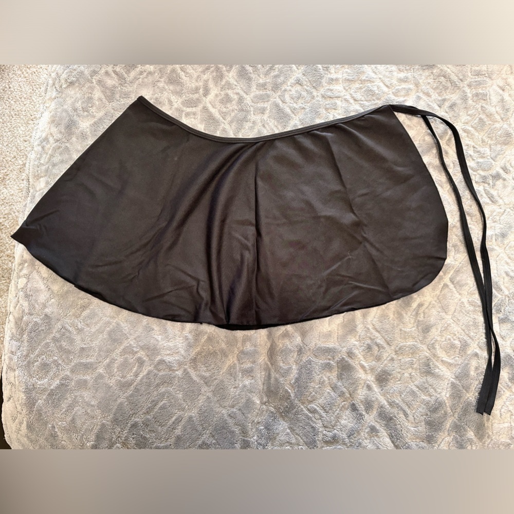 So Danca Black Wrap Ballet Skirt